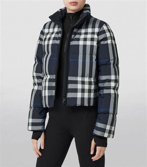 burberry puffer jacket replica|burberry check cropped puffer jacket.